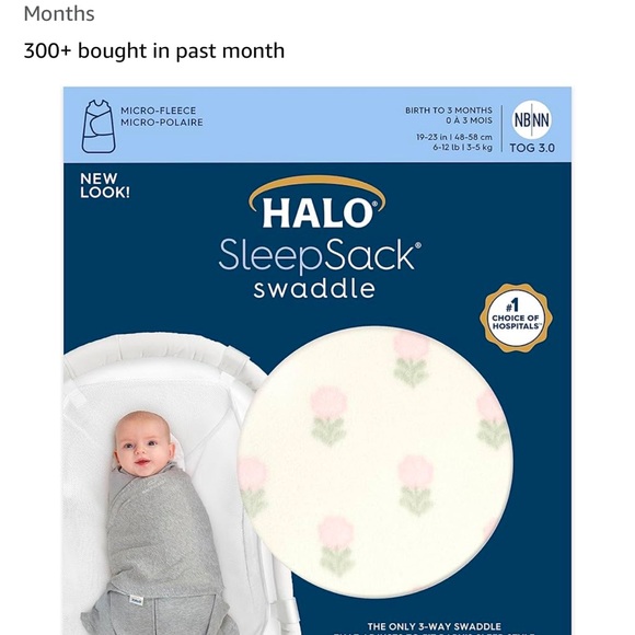 HALO Micro-Fleece Sleep-sack Swaddle - Picture 2 of 2